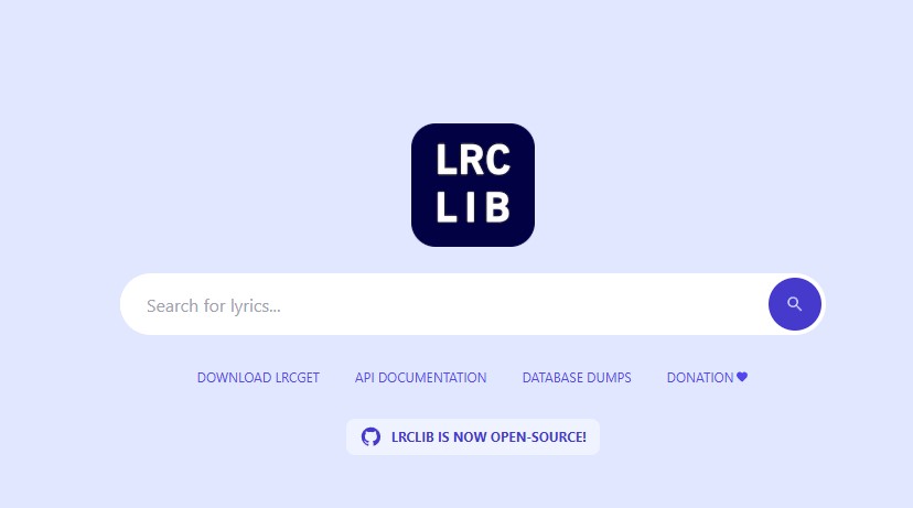 LRCLIB Database Interface